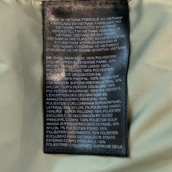 The North Face Rusta Puffer Jacket Mens Medium Tea Green Black Winter Coat NWT - Picture 5 of 16